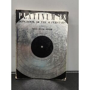Platinum '88 Songbook of the Superstars Warner Bros Voice Piano Guitar Book